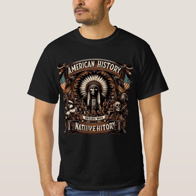 American Native History T-Shirt (Vorderseite)