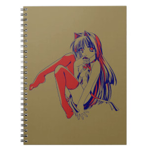 American Neko Catgirl Furry Anime Loli Slave Notizblock
