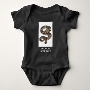 American Nope Rope - Rattlesnake Snake Danger Baby Strampler