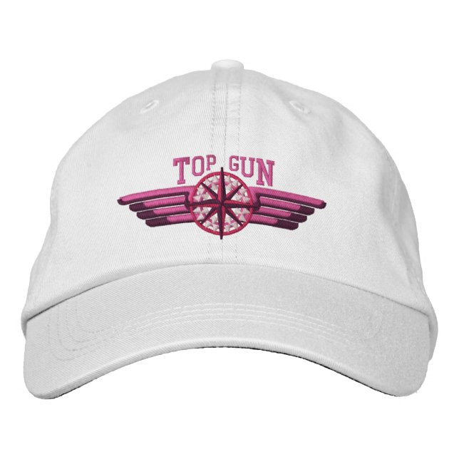 American Northern Star Compass Pilot Wings Bestickte Kappe (Vorderseite)