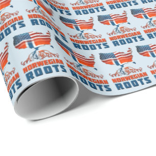 American Norweger Roots Gift Wrap Geschenkpapier