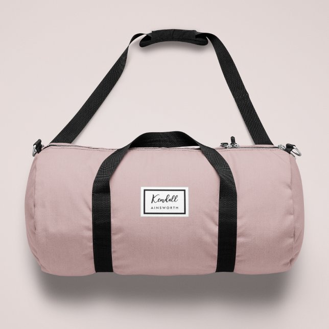 American Nostalgia Classic Simple Minimal Pink Duffle Bag (Von Creator hochgeladen)
