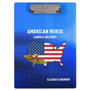 American Nurse Arbeits - und Lieferklammern Klemmbrett