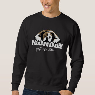 American Old Southern White Bulldog Retro Sweatshirt