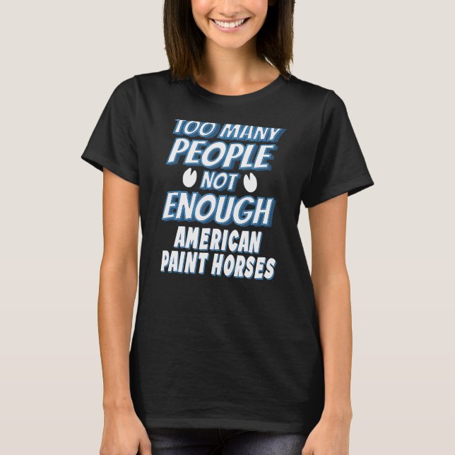 American Paint Horse Rider T-Shirt (Vorderseite)