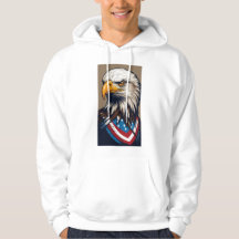 American Patriot Bald Eagle T - Shirt Design