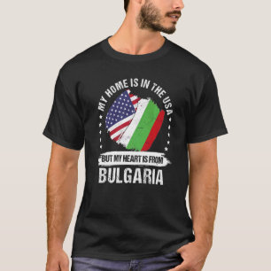American Patriot Bulgaria Flag American Bulgarisch T-Shirt