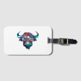American Patriot Bull Cow Buffalo Gepäckanhänger