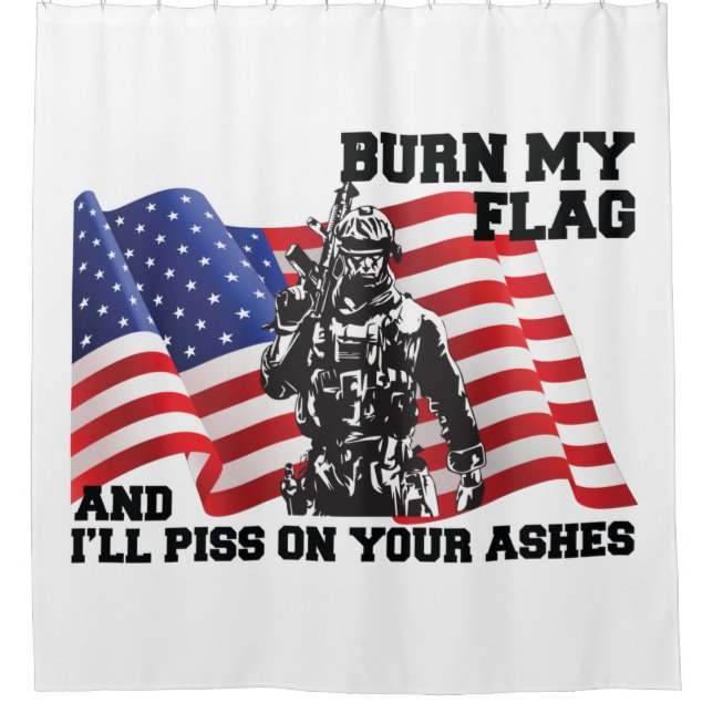 American Patriot Duschvorhang (Vorderseite)