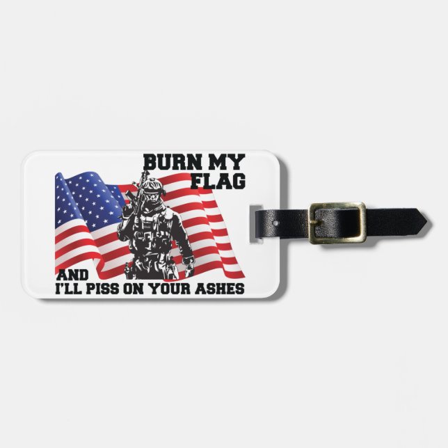 American Patriot  Gepäckanhänger (Vorderseite horizontal)