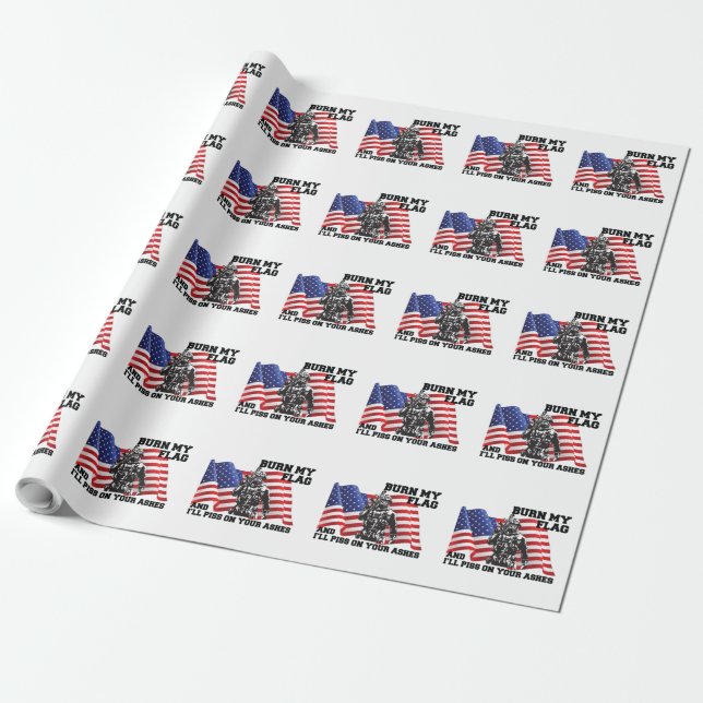 American Patriot Geschenkpapier (Ungerollt)