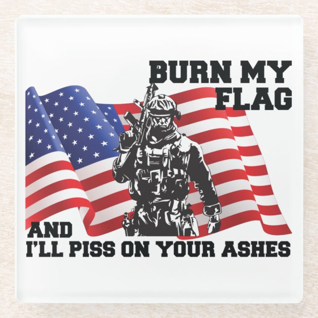 American Patriot Glasuntersetzer (Vorderseite)