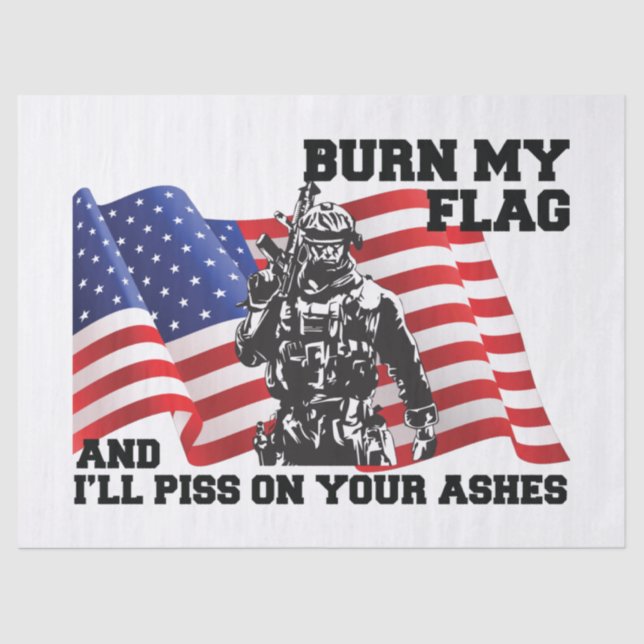 American Patriot Seidenpapier (Vorderseite)
