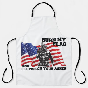 American Patriot Throw Pillow Schürze