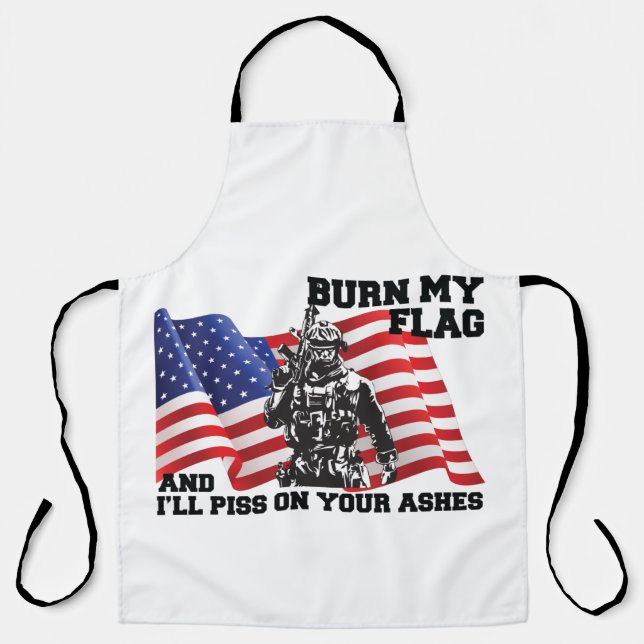 American Patriot Throw Pillow Schürze (Vorderseite)