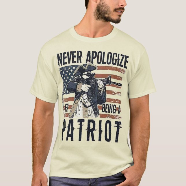 American Patriot USA Pro 2A AR-15 Rifle Grafik T-Shirt (Vorderseite)