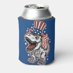 American Patriotic Dinosaurier Dosenkühler