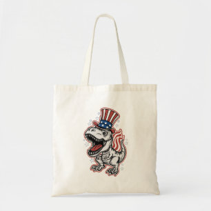 American Patriotic Dinosaurier Tragetasche