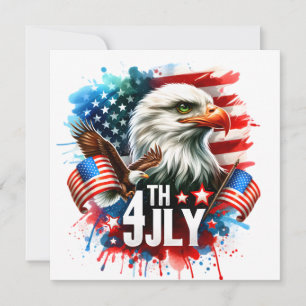 American Patriotic Eagle Sublimation-61905 Einladung