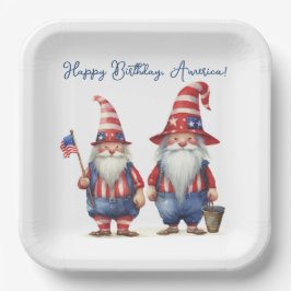 American Patriotic Gnomes Pappteller