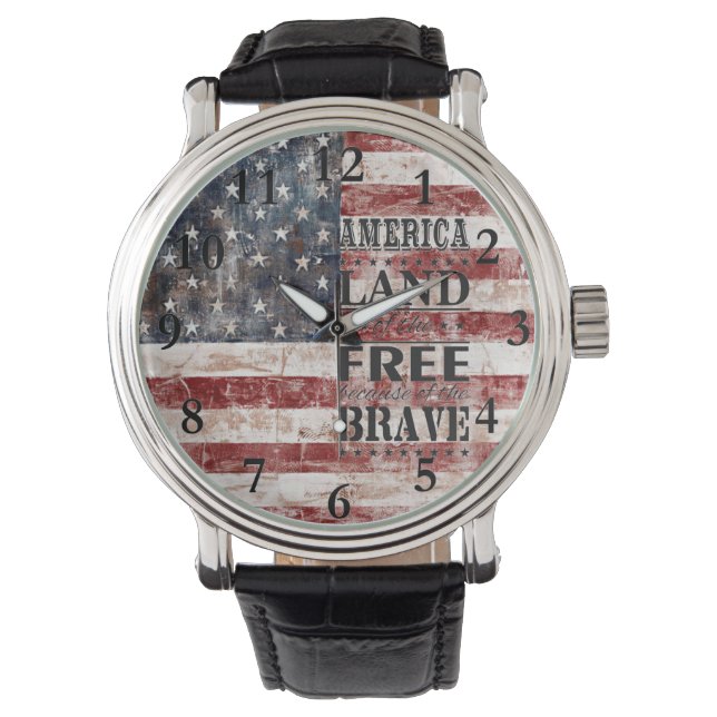 American Patriotic Watch Armbanduhr (Vorderseite)