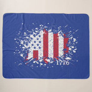American Peace Flag 1776 American Staat National Sherpadecke