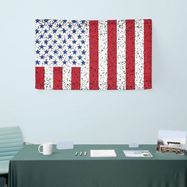 American Peace Flag Bannière nationale de l'État a (Salon professionnel)