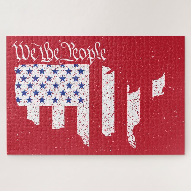 American Peace Flag We the People America (Horizontal)