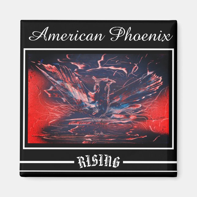 American Phoenix Rising Magnet (Vorne)