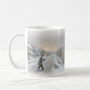 American Pie Geisterstadt Winter Erinnerungsbecher Kaffeetasse