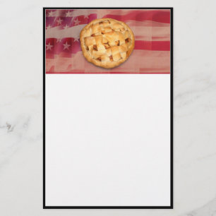 American Pie on Old Glory Briefpapier