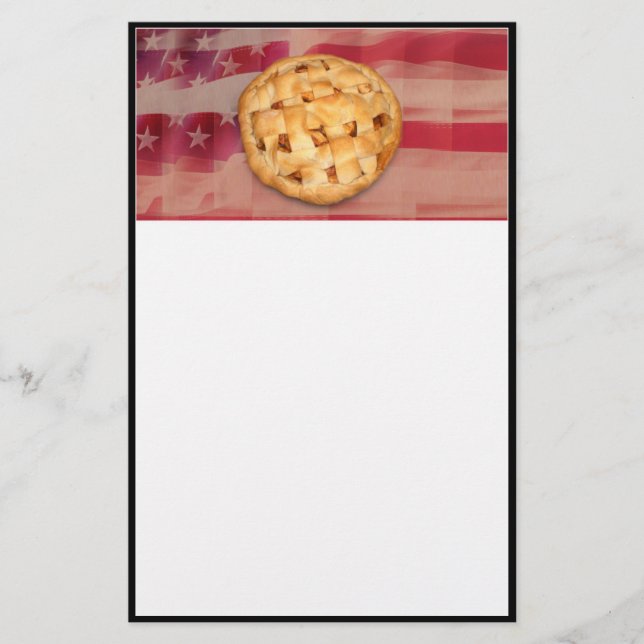 American Pie on Old Glory Briefpapier (Vorderseite)