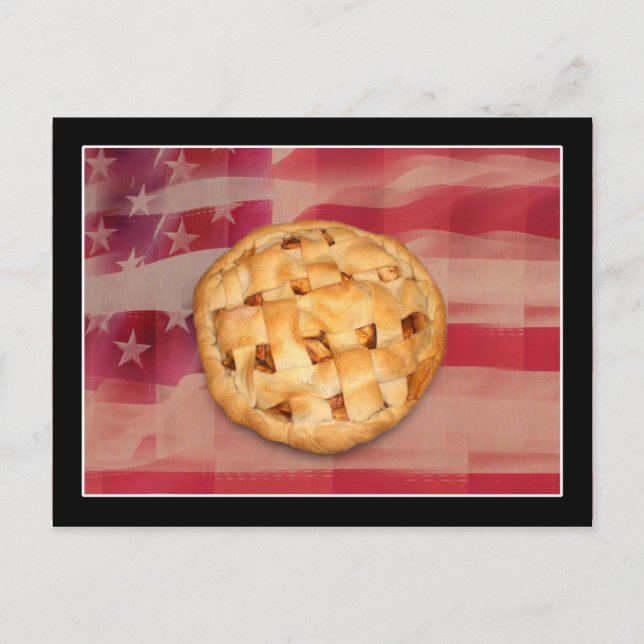 American Pie on Old Glory Postkarte (Vorderseite)