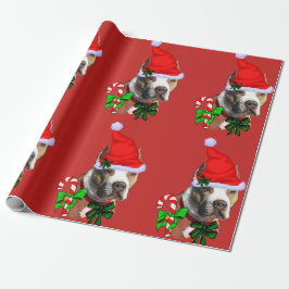 American Pit Bull Terrier Christmas Geschenkpapier