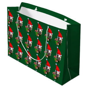 American Pit Bull Terrier Christmas Große Geschenktüte