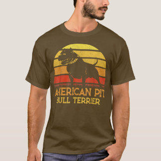 American Pit Bull Terrier Dog Liebhaber Vater Mama T-Shirt