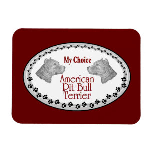 American Pit Bull Terrier Dog Magnet