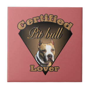American Pit Bull Terrier Geschenke Fliese