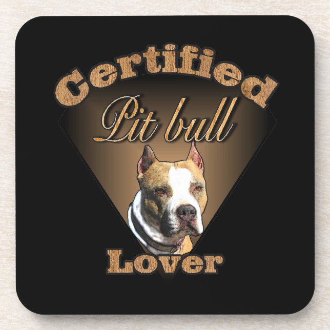 American Pit Bull Terrier Geschenke Untersetzer (Vorderseite)