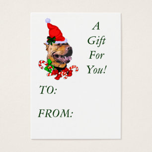 American Pit Bull Terrier Pitbull Christmas Gif...