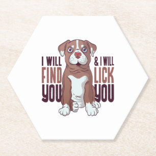 American Pit Bull Terrier Puppy Dog Untersetzer