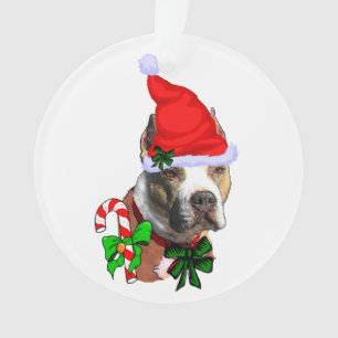 American Pit Bull Terrier Weihnachten Ornament