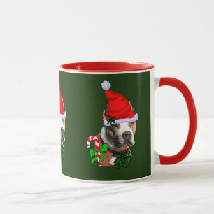 American Pit Bull Terrier Weihnachtsgeschenke Tasse