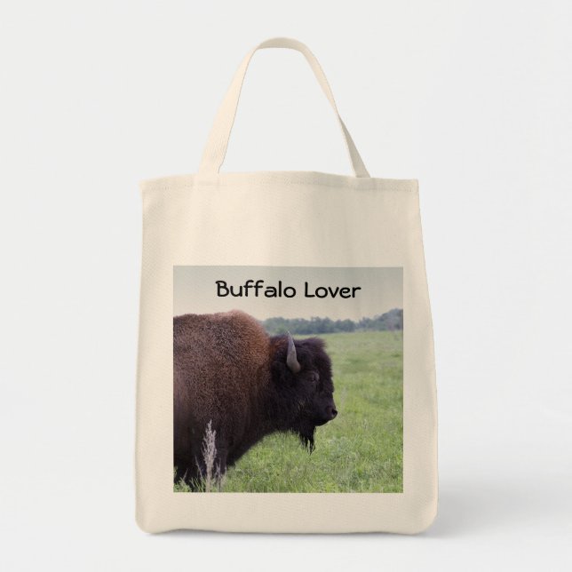 American Plains Buffalo Bison Bag Tragetasche (Vorne)