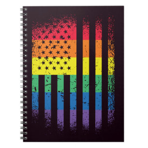 American Pride Grunge Notizblock