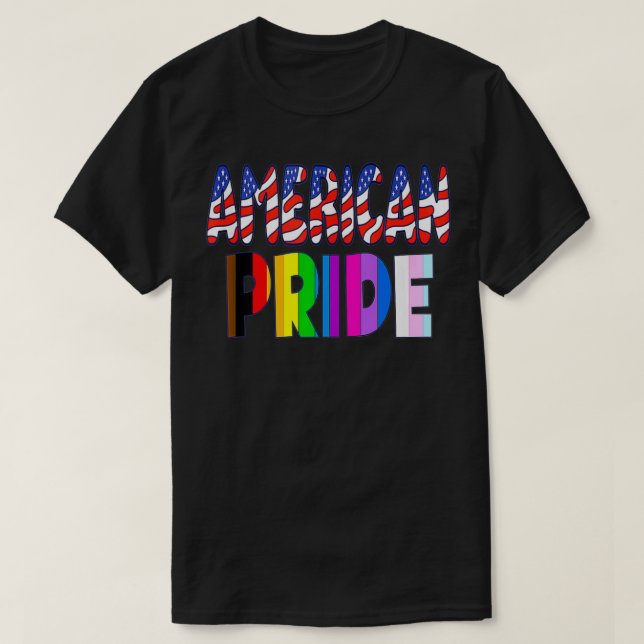 American Pride LGBTQ+ America Pride Monat 4. Juli T-Shirt (Design vorne)