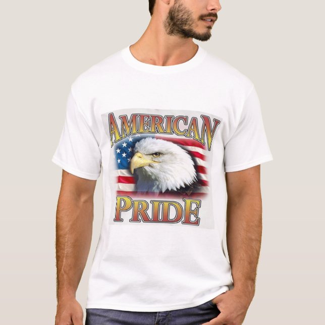 American Pride Patriotic T-Shirt (Vorderseite)