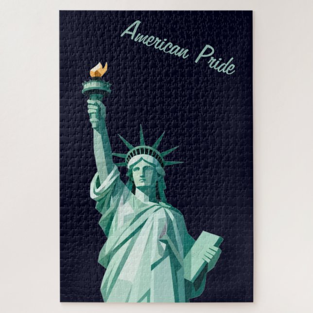 American Pride Statue of Liberty Geometric Puzzle (Vertikal)