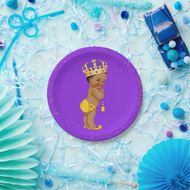 American Prince Baby Shower/Birthday Party Pappteller (Party)