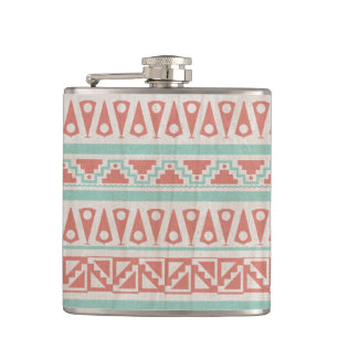 American Print Flask Flachmann